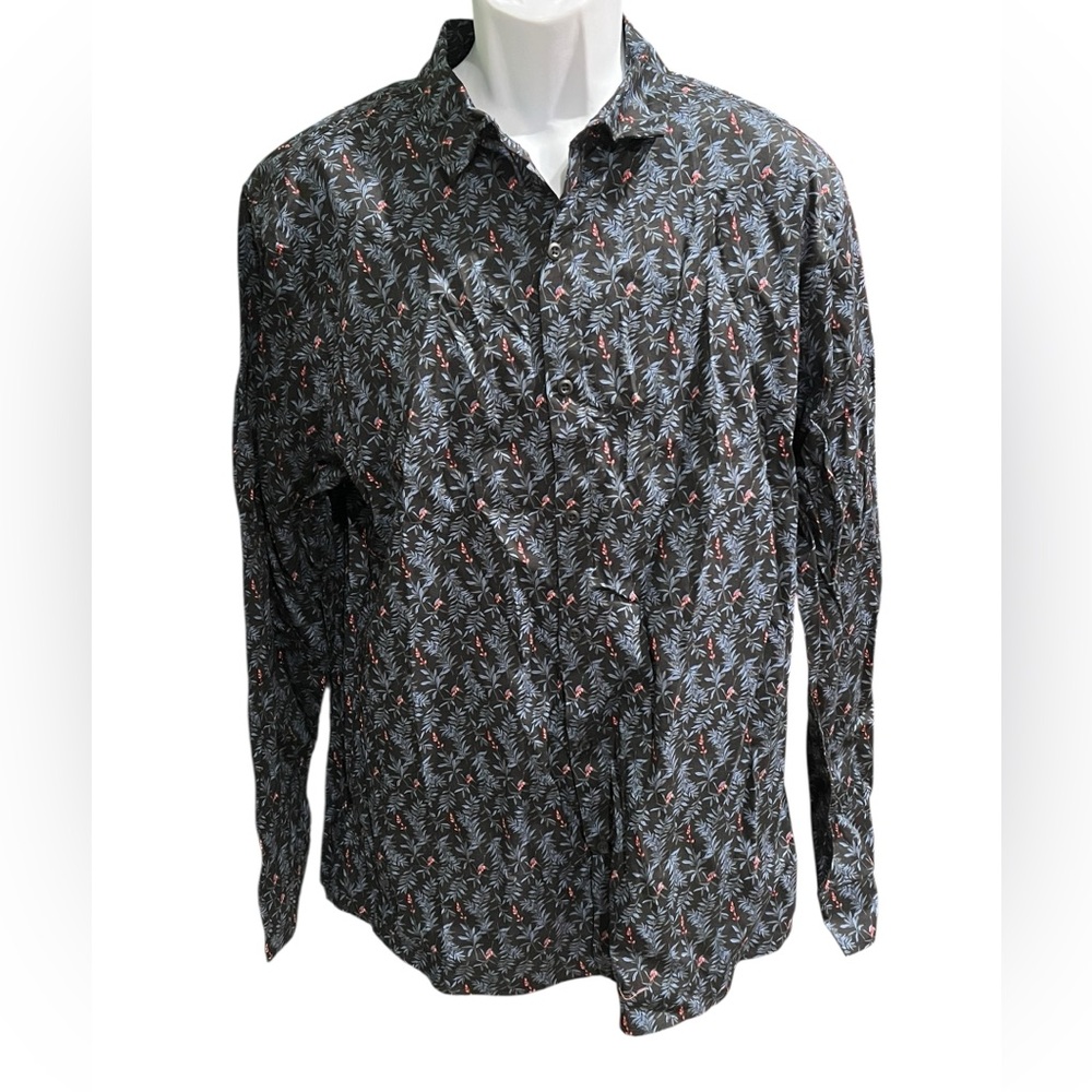 artifact/ Floral Print Button-Down Shirt (Size L) - Preloved